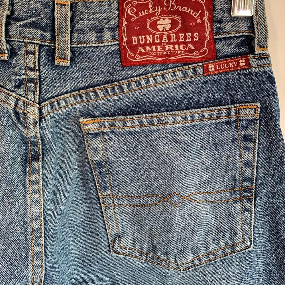 Lucky brand Dungarees size 6/28 flared, vintage.